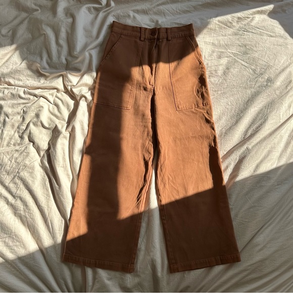 First Rite Cargo Trousers in Washed Sierra - Picture 3 of 16